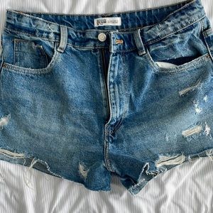 Zara denim shorts